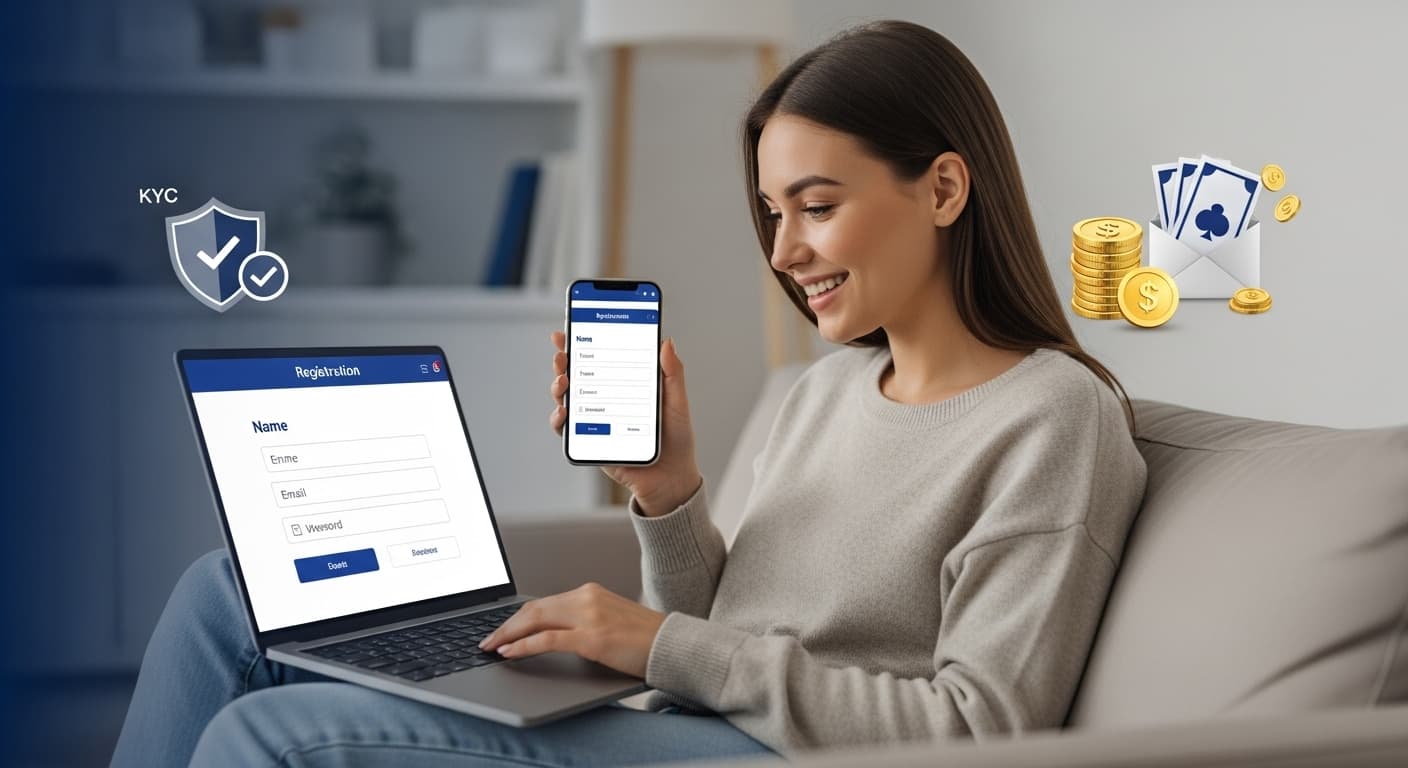 Kako se registrovati u online kazinu: Vodič korak po korak image